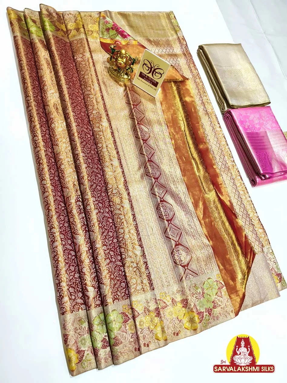 Bridal Kanchipuram Silk Sarees elegant new design