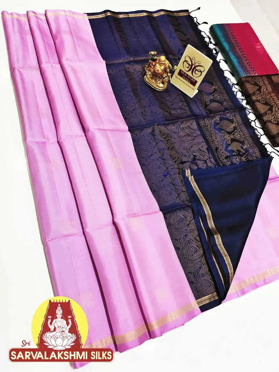silk mark certified Soft Silk Sarees